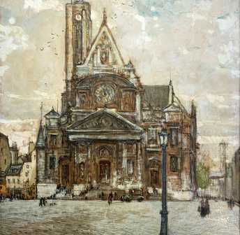 Chini Galileo - The Church of Saint Genevieve in Paris